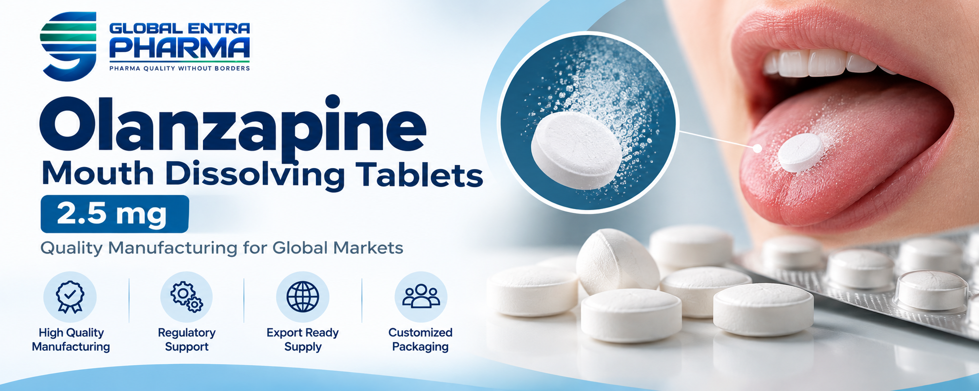 Olanzapine Mouth Dissolving Tablets 2.5 mg Manufacturer in India